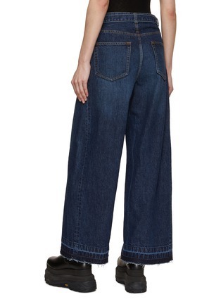 関税・送料込】sacai ワイドレッグ ベルト付きデニム ジーンズ