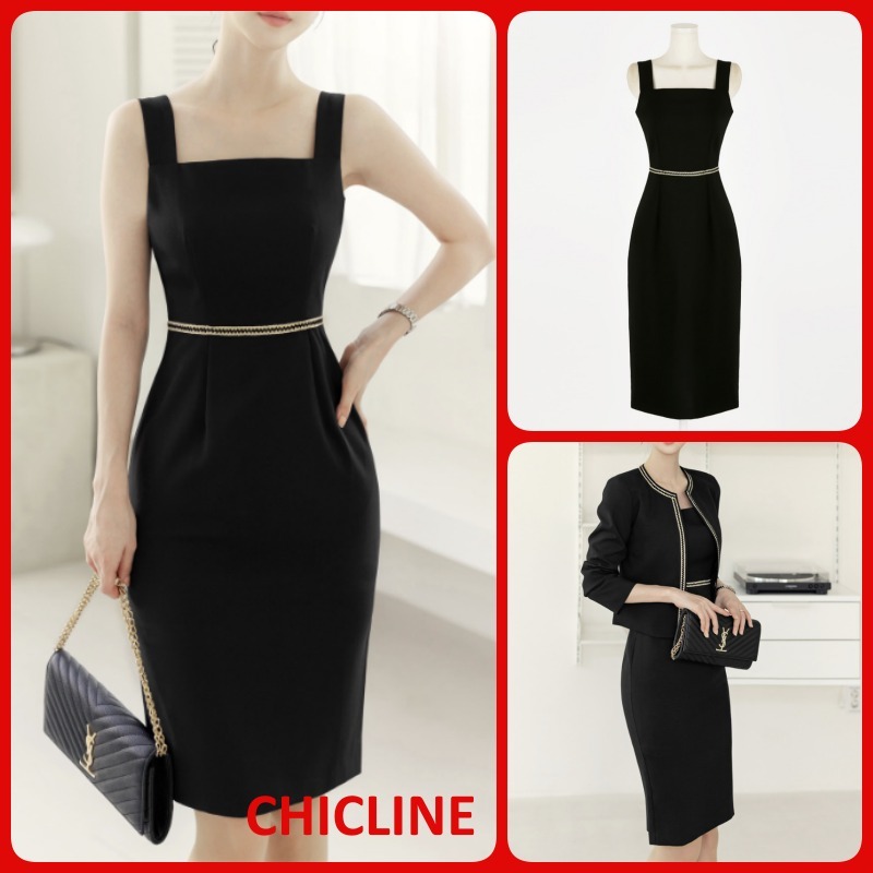 日本未入荷★CHICLINE★スリーブレスワンピース