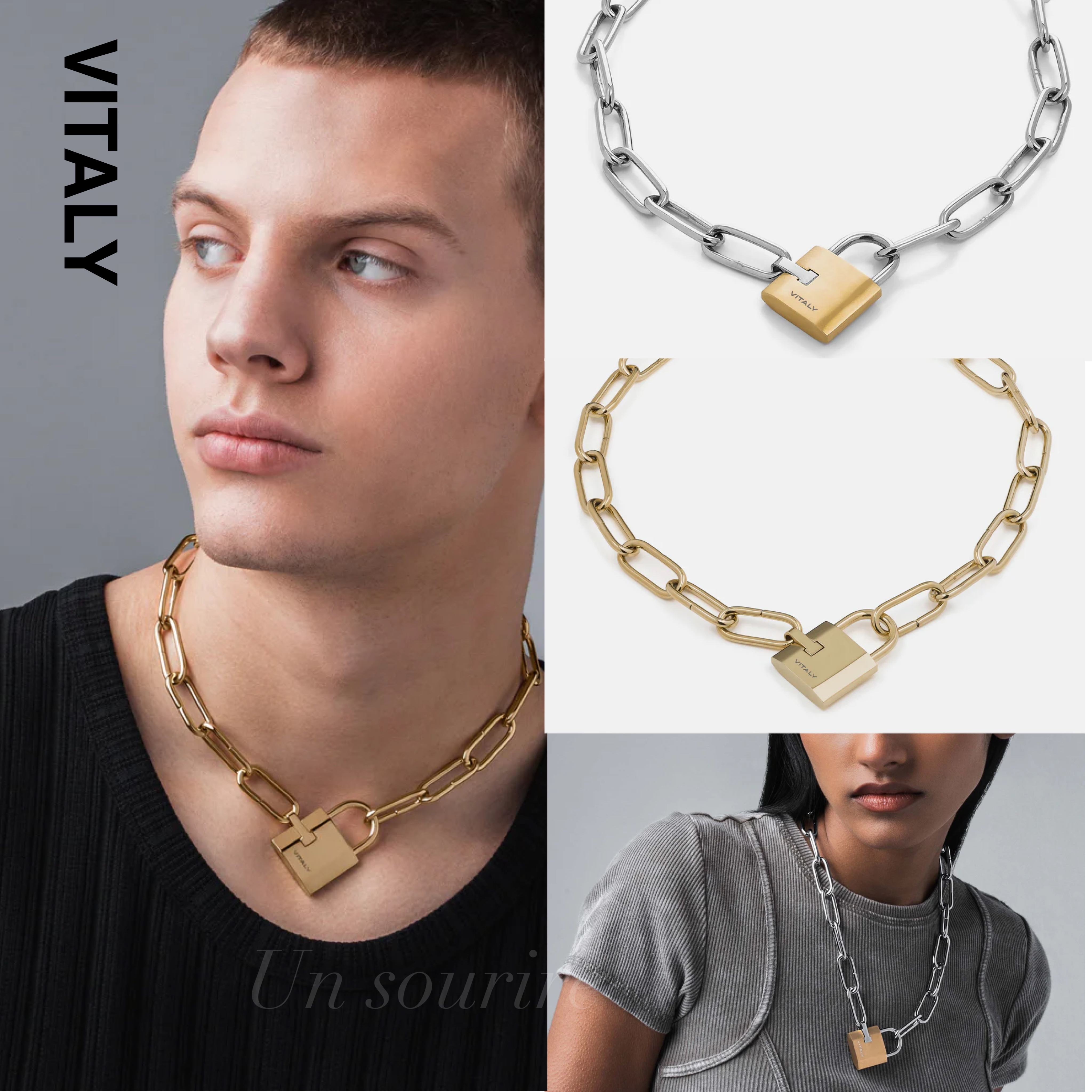 ペアでおすすめ Vitaly Trespass チェーンネックレス / 2色