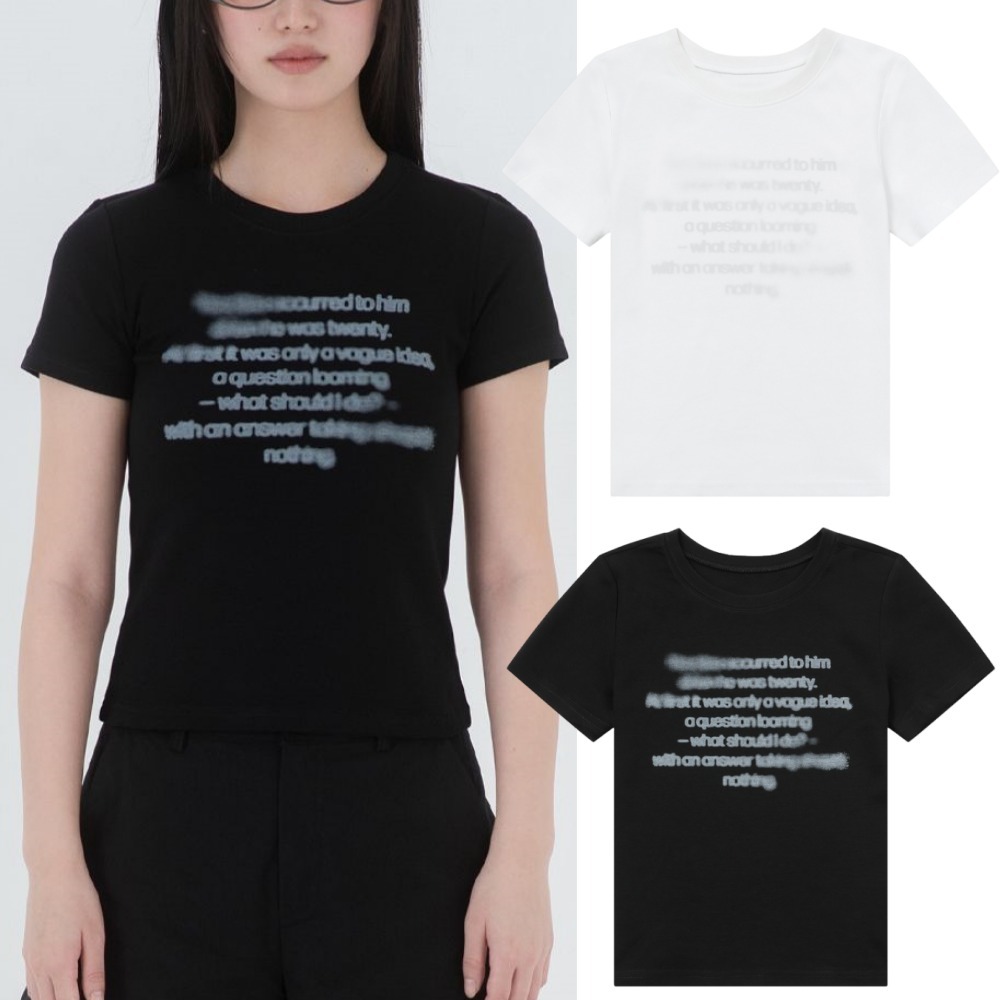 MISEKI SEOUL★韓国★人気★Lettering short sleeves 半袖 2色