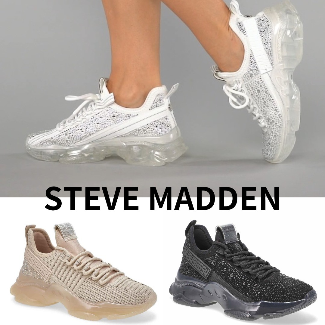 ★Steve Madden★MAXIMA-R MULTI 全面キラキラ スニーカー