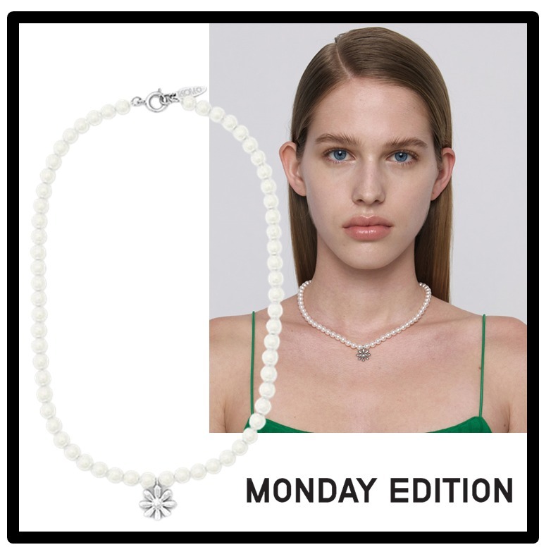 ★関税込★MONDAY EDITION★DAISY AND PEARL NECKLACE★