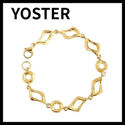 YOSTER Bracelets Casual Style Party Style Silver Brass Bracelets