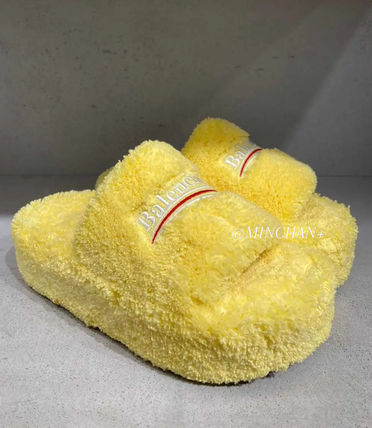 Balenciaga イエロー キルティングミュール 箱付き