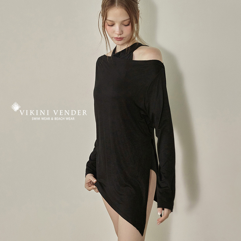【Vikini Vender】エリーマルチウェイカバーアップ BLACK