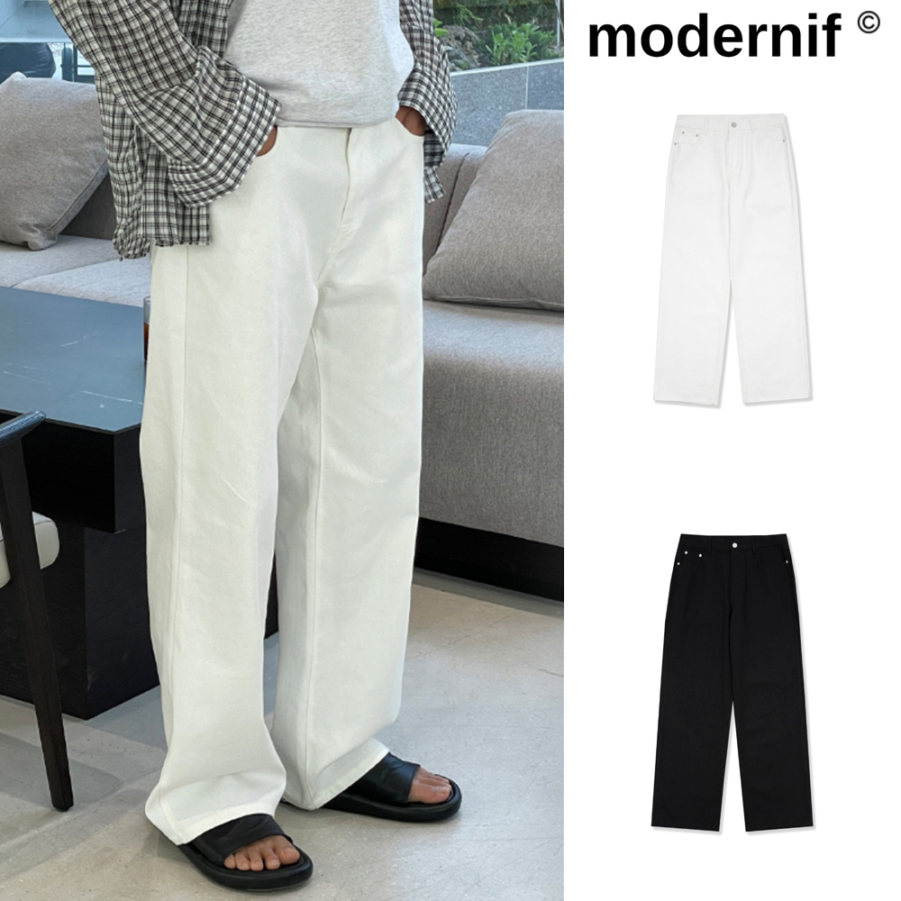 【MODERNIF】Perry Cotton Wide Pants
