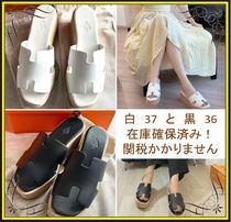 【HERMES】エルメス Eze 30　サンダル　カーフスキン
