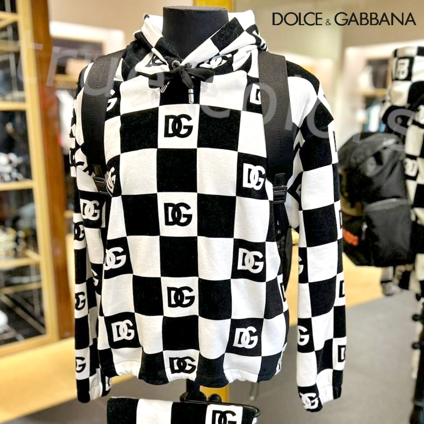 Dolce & Gabbana logo-print long-sleeved Hoodie | Brown
