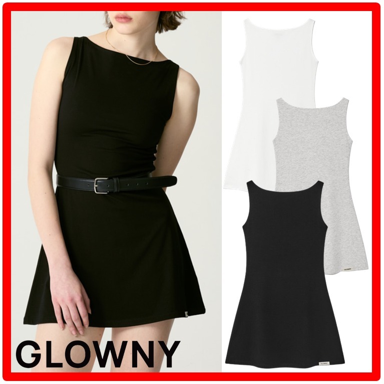 ☆人気☆【GLOWNY】☆GIRLFRIEND SLEEVELESS MINI DRES.S☆