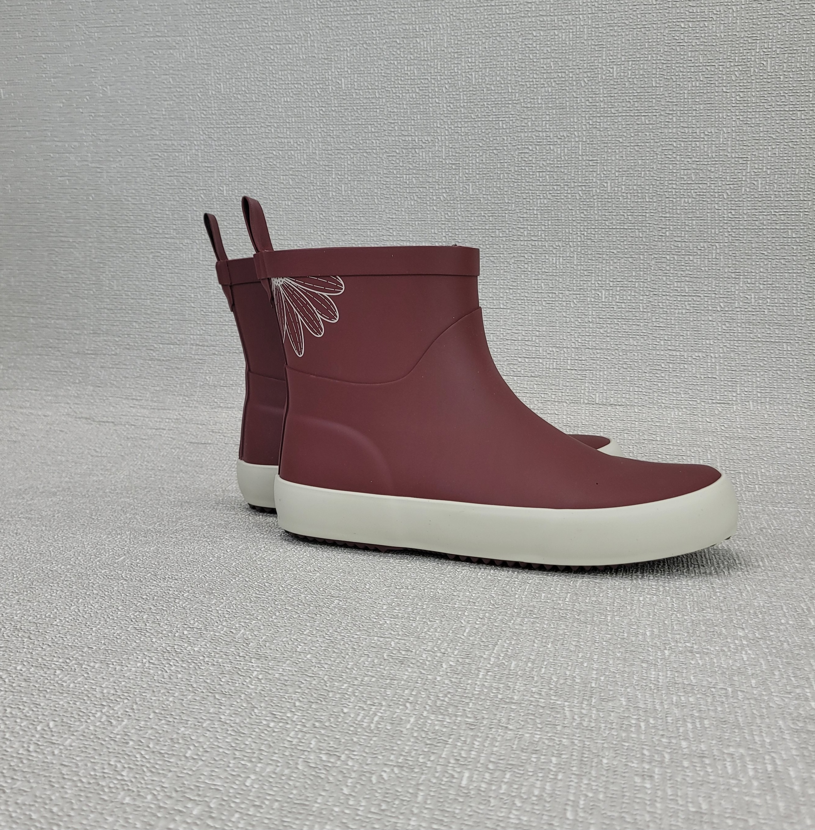 ●Mardi Mercredi●PLUIE RAIN BOOTS SHORT_BURGUNDY/世界的流行