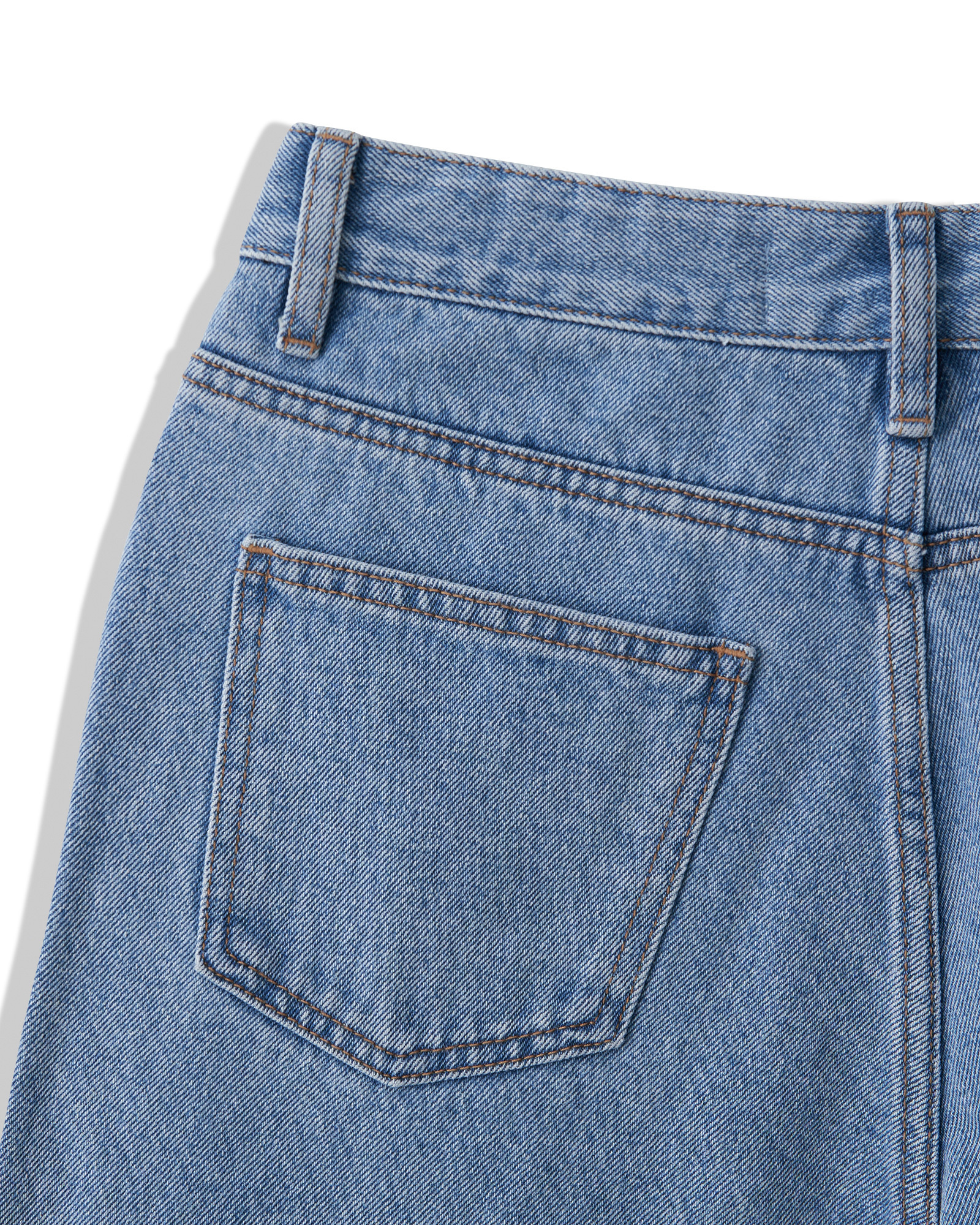 [韓国人気]★KIMHEKIM★LABEL WIDE DENIM★ワイドデニム★正規品 KIMHEKIM] ラベル ワイド デニム / 韓国ブランド ボトムス
