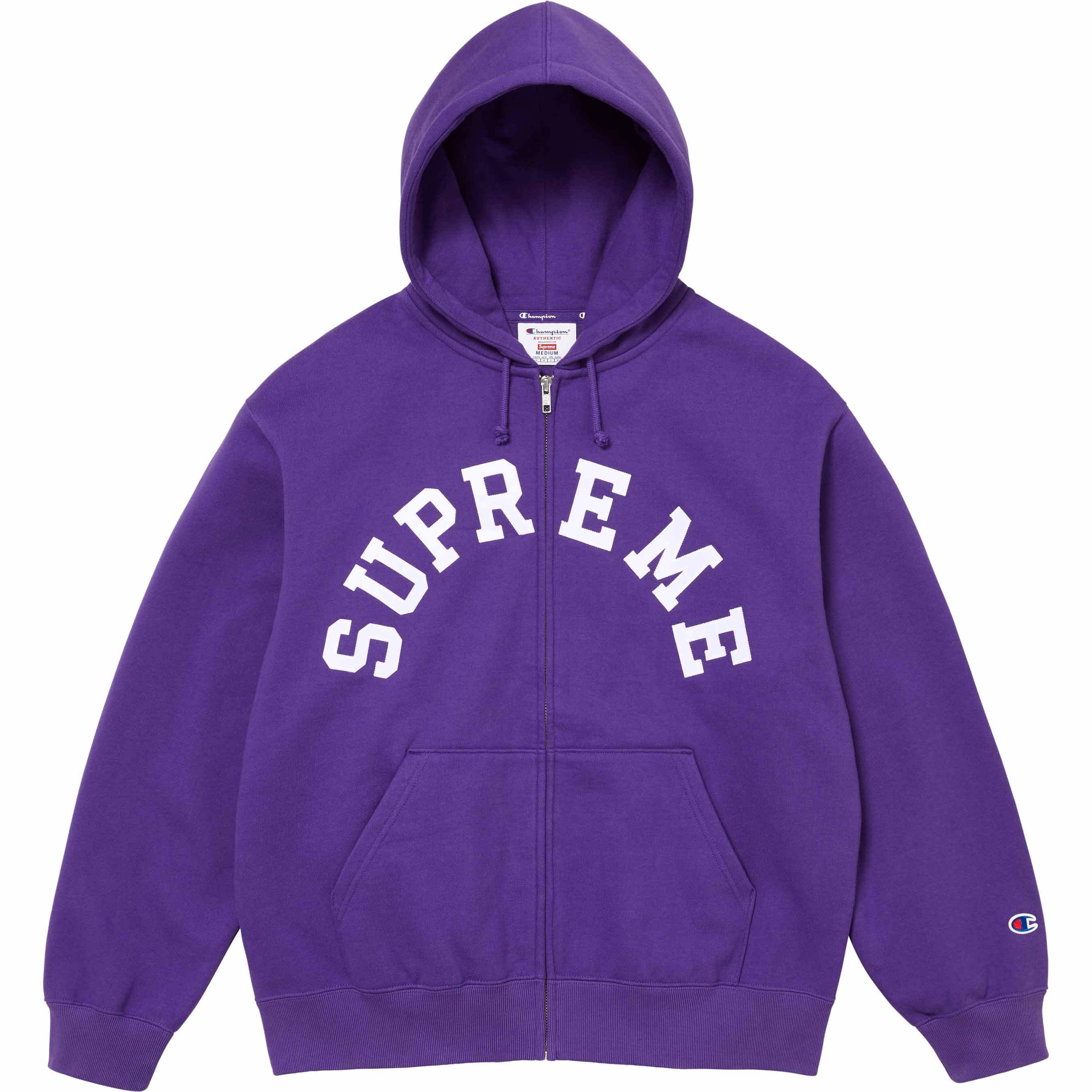 ★Supreme★送関込★FW24★話題のチャンピオンズ パーカー Supreme S Logo Zip Up Hooded Sweatshirt (FW24) Black メンズ