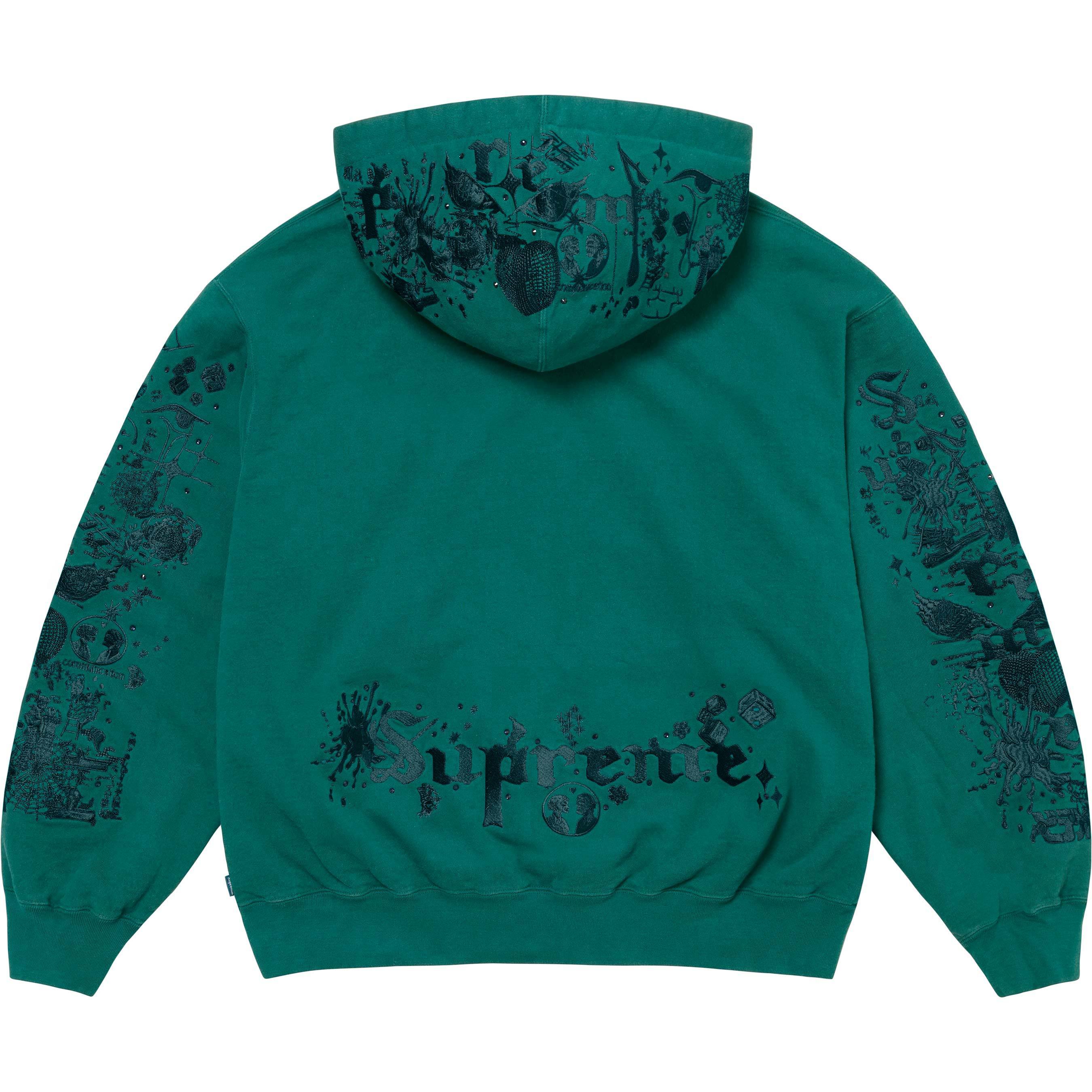 SS24 Supreme AOI Zip Up Hooded Sweatshirt - 葵産業 フーディ