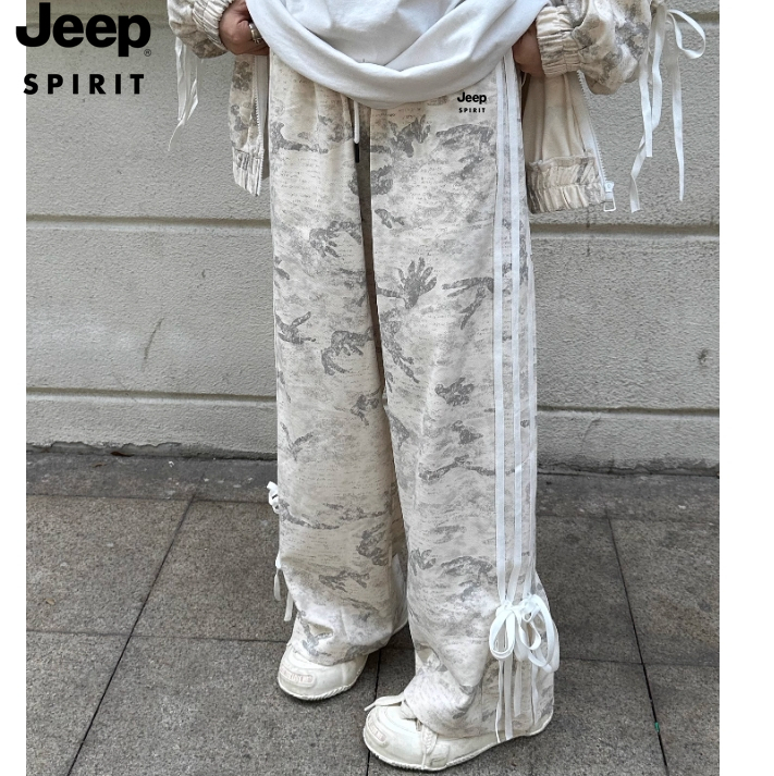 jeepワイドパンツカーゴパンツストリートトラックパンツジャージ
