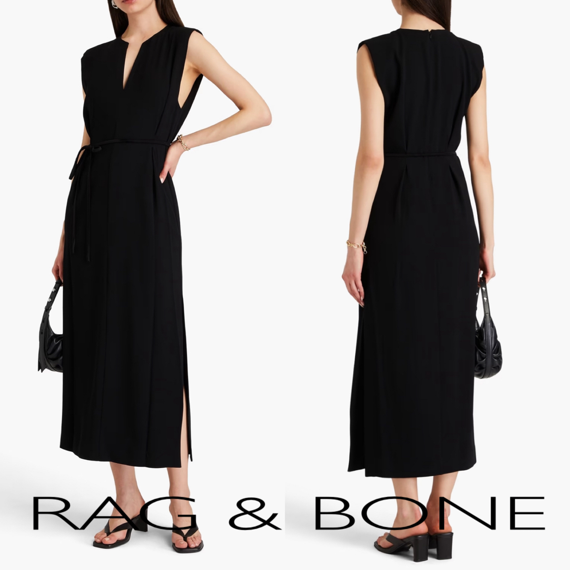ショルダーパッド入り★スリット★ワンピース★ RAG & BONE