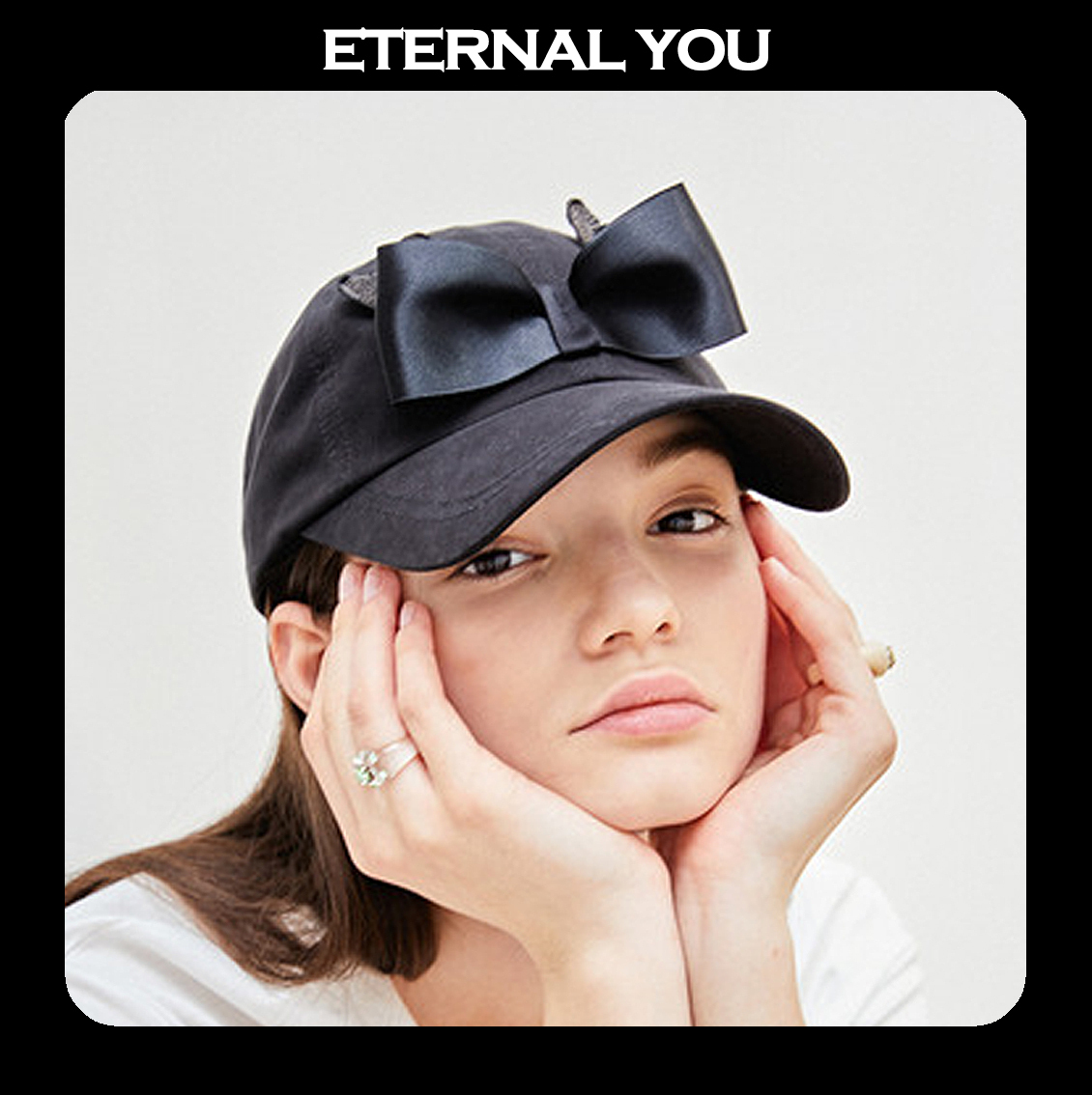 ETERNAL YOU★Ribbon, Hearts Cap リボンキャップ
