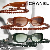 CHANEL シャネル ロゴ レクタングル メガネ サングラス CH5488