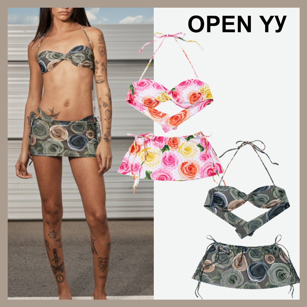 【Open YY】ROSE BIKINI 3 PIECE SET☆韓国 人気☆24SS☆ビキニ