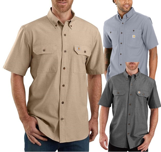 Carhartt カーハート シャツ 半袖 ボタンダウン ポケット 全4色