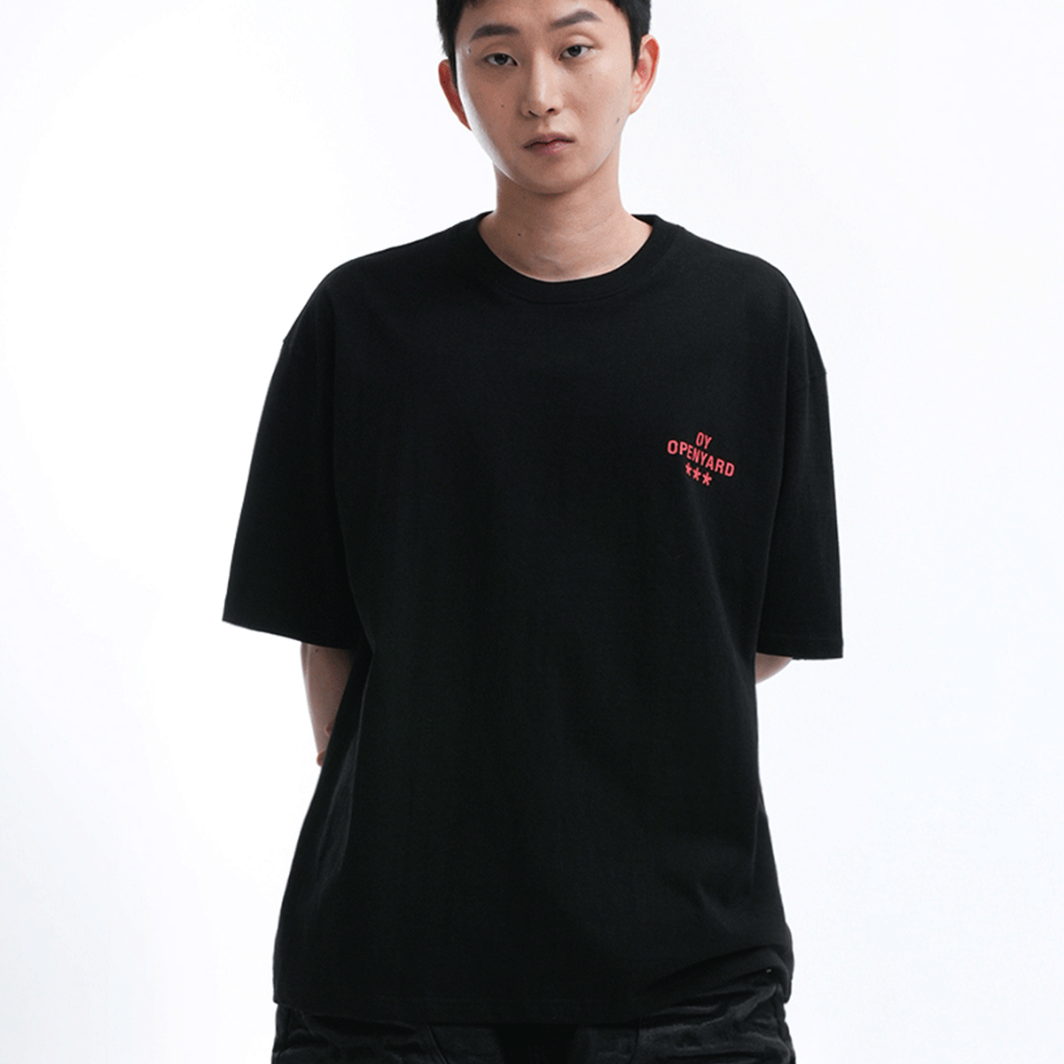 ★OY★T.S T-BLACK★正規品/韓国直送料込/ユニセックス/人気