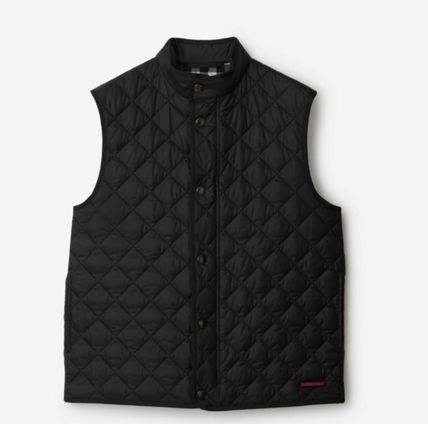 ブラック（黒）系 Burberry(バーバリー) ダウンベスト(メンズ