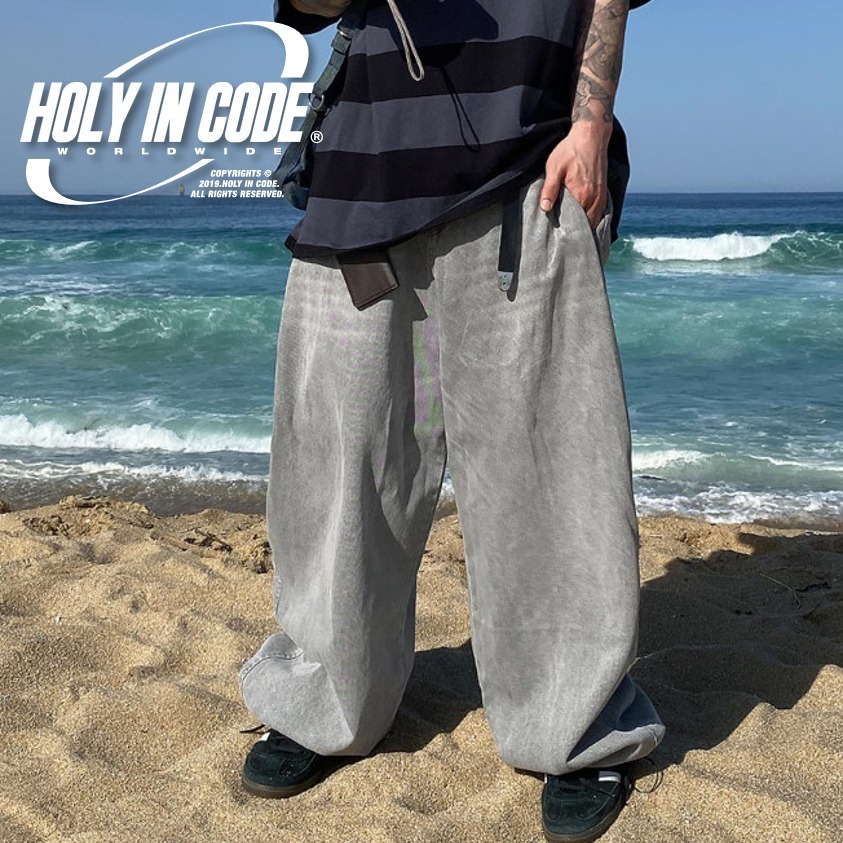 デニム・ジーパン No.0747 side tuck over wide denim PT