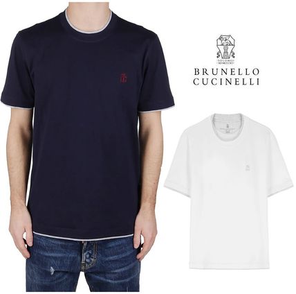 BRUNELLOCUCINELLI メンズ ロゴ 半袖 Tシャツ VIP価格 送料無料 BRUNELLO CUCINELLI(ブルネロクチネリ) Tシャツ・カットソー