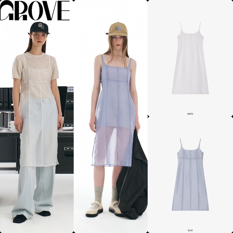 【GROVE】★韓国新作★LESLIE ONE-PIECE ★2 COLORS