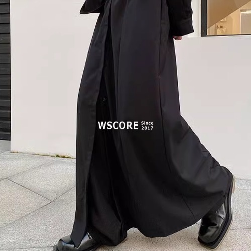 メンズ 立体仕立て ワークウェア ワイド カジュアル パンツ