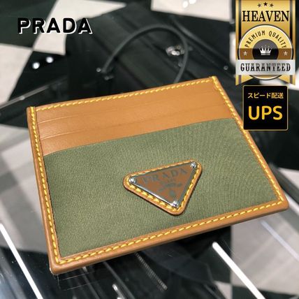 カードケース・名刺入れ Prada Olive Green Raffia Card Holder 名刺入れ グリーン（緑）系 PRADA(プラダ) - 海外通販のBUYMA