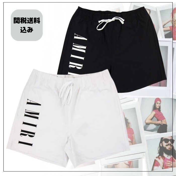 《スタイリッシュで快適》AMIRI　バーティカル スイムショーツ
