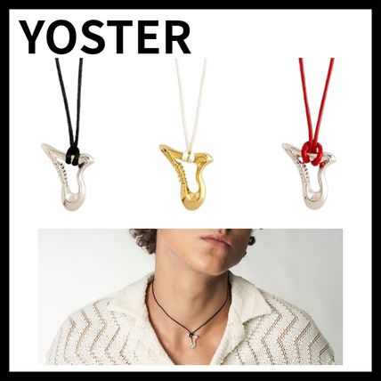 YOSTER Necklaces & Chokers Leather Silver Necklaces & Chokers