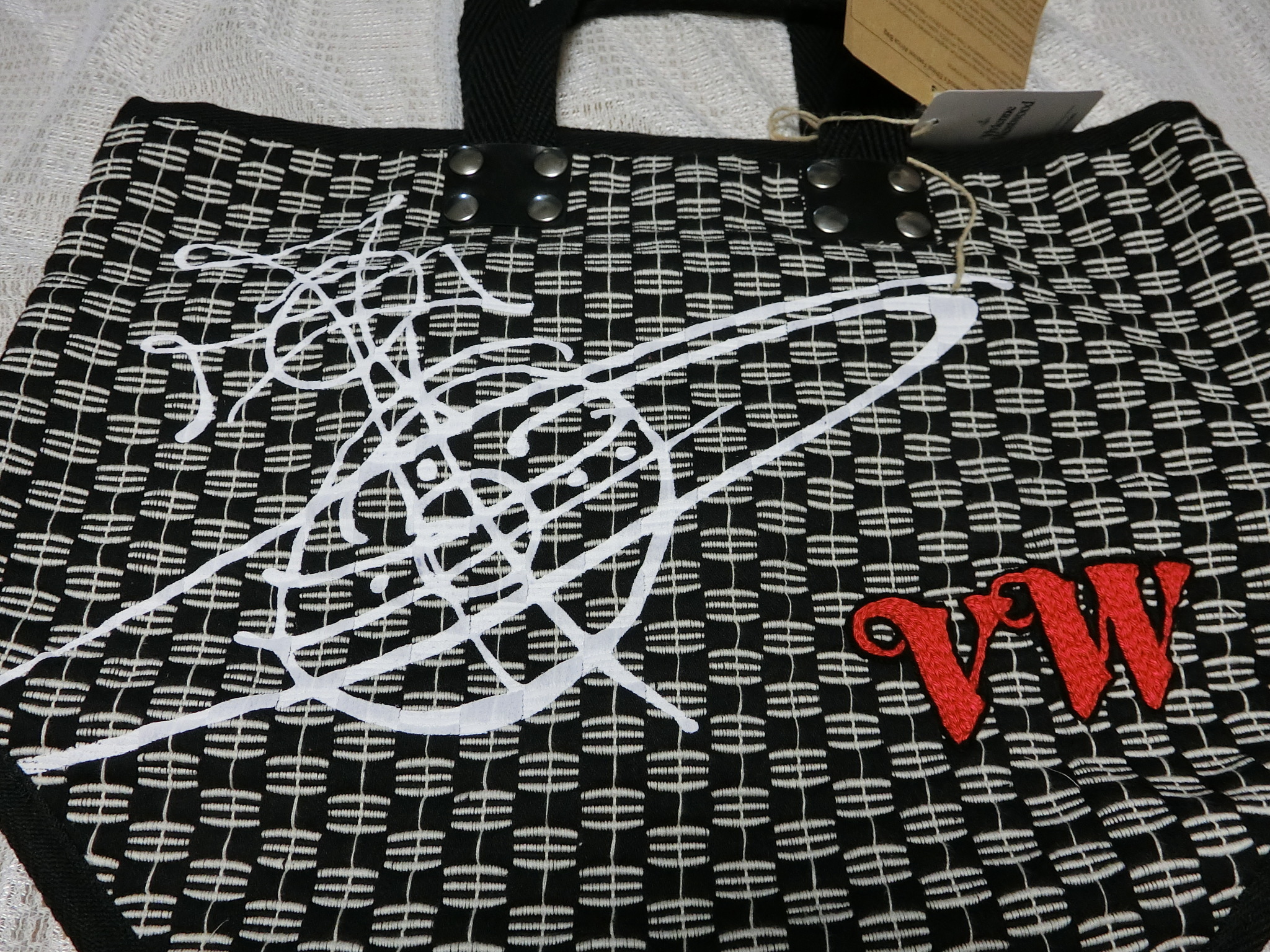 ★vivienne westwood★CHARLIE ラージ ロゴ トートバッグ vivienne-westwood-WQDOET-Large