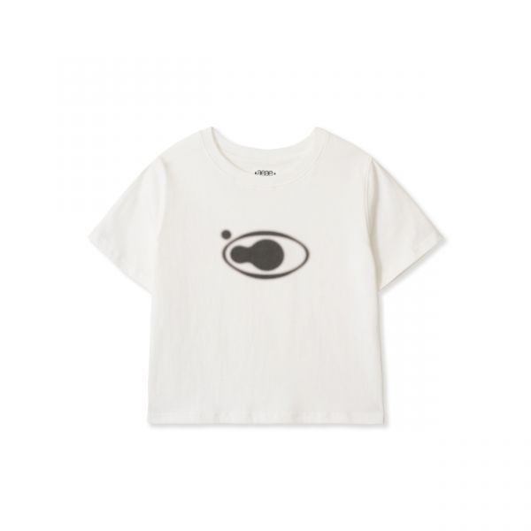 Tシャツ・カットソー AEAE NEW SYMBOL CROP TSHIRTS WHITE