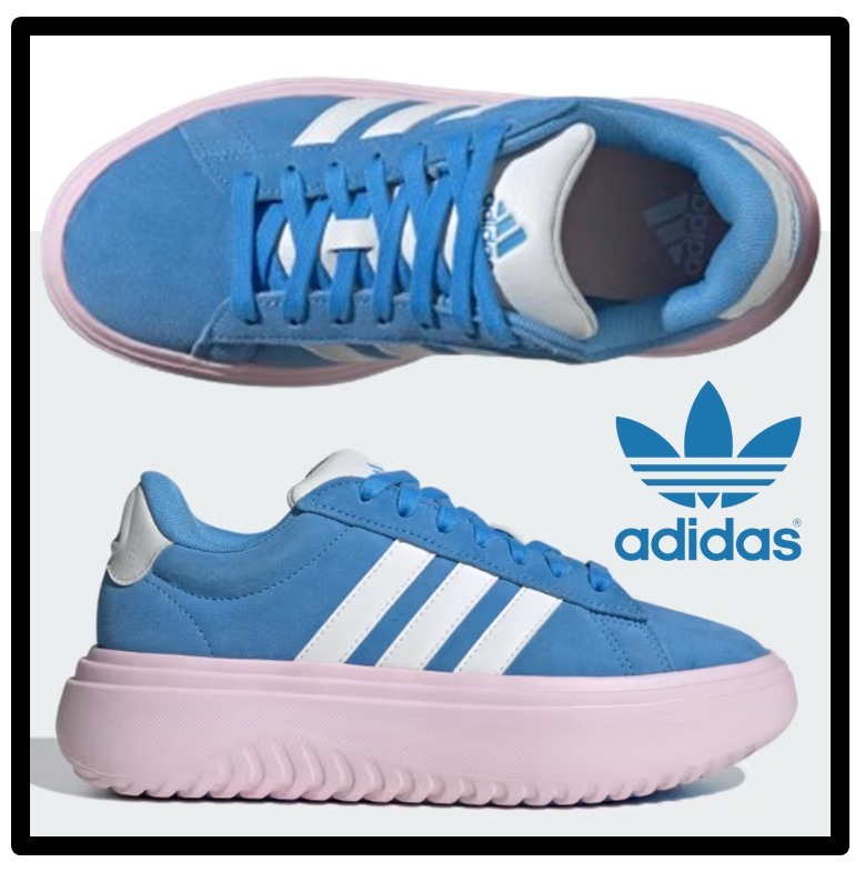 ★関税込★adidas★W GRAND COURT PLATFORM★23.5-25.5cm★