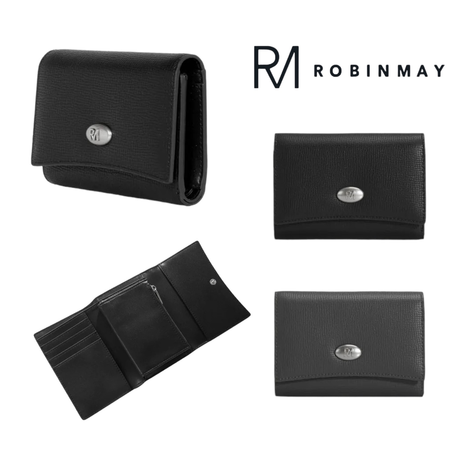 ★ROBINMAY lai諾真皮中夾 折り畳み ミニウォレット 財布/送料込