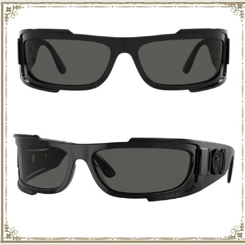 送料関税込◆VERSACE メドゥーサ ビギー シールド サングラス
