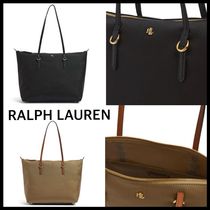 軽量【RALPH LAUREN】ロゴ ナイロン トート バッグ キートン 2色