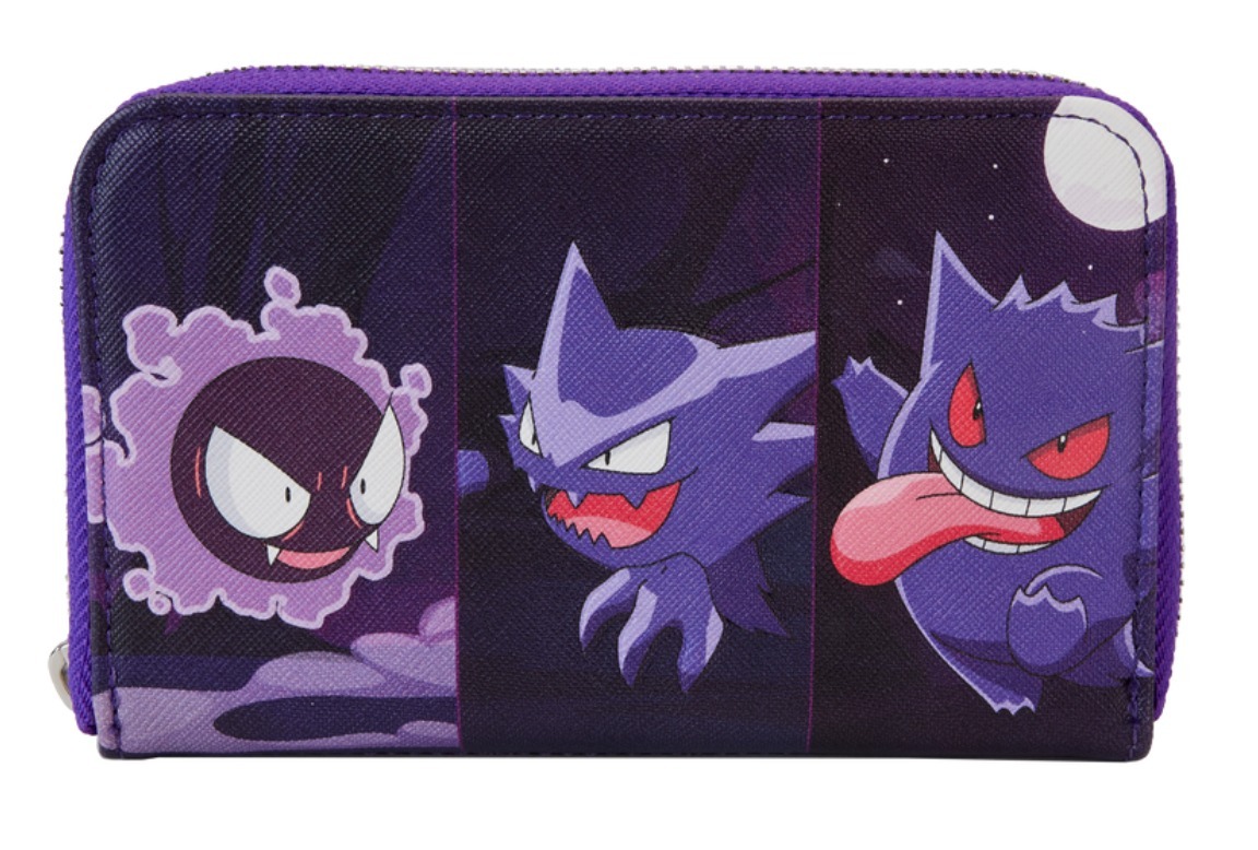 Loungefly】Pokemon ゲンガー 進化系 ラウンドジップ財布