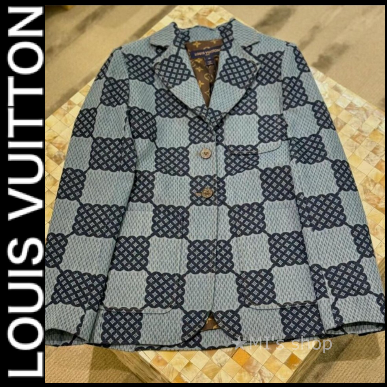 【ひねりを加える♪】LouisVuitton ブレザージャケット
