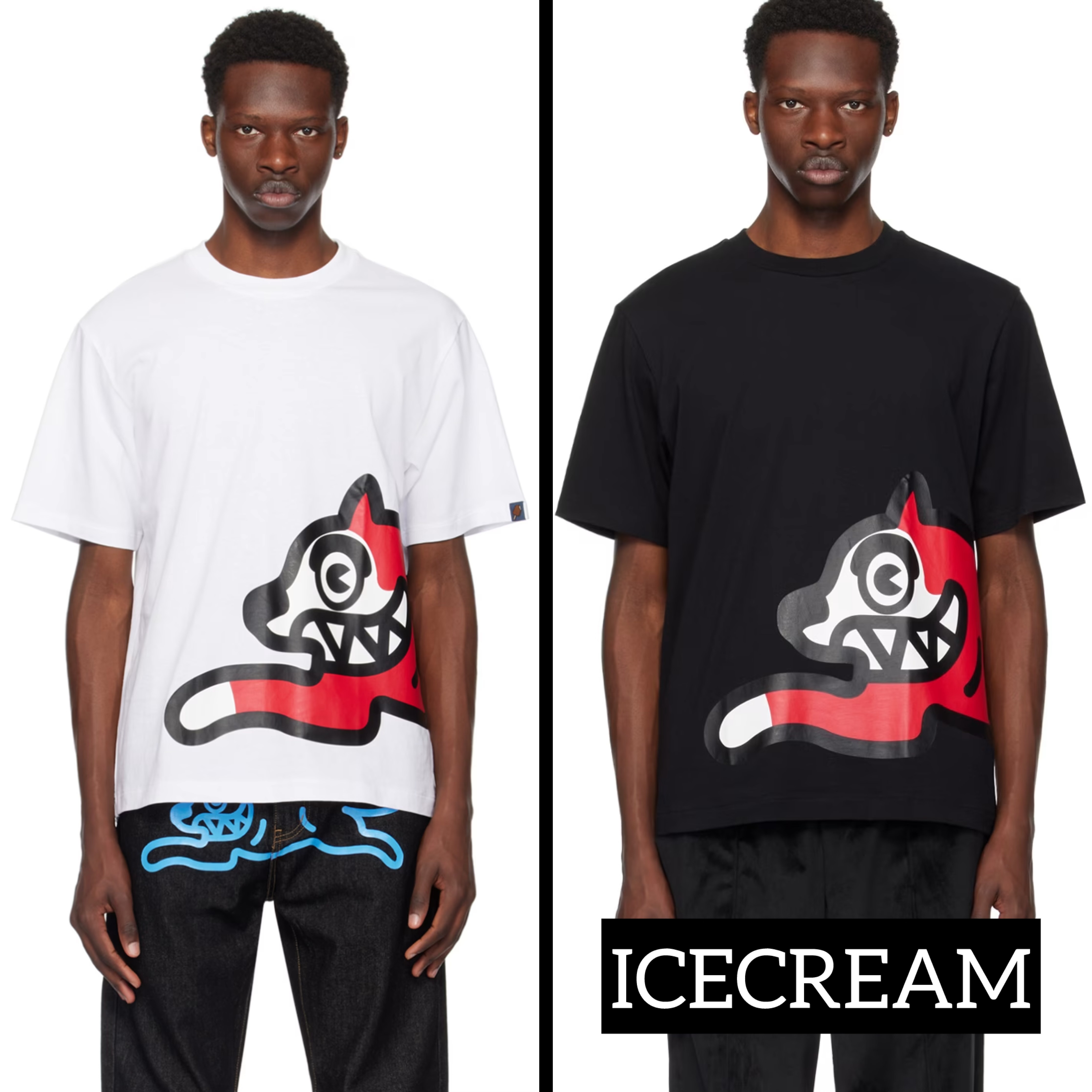 【ICECREAM】 Jumbo Running Dog Tシャツ
