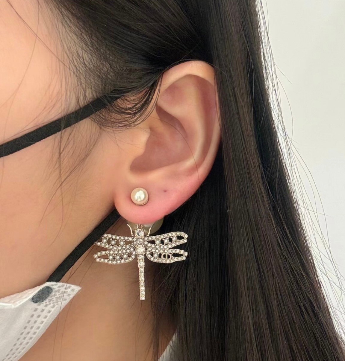 売れ筋がひ新作！ トンボモチーフが可愛い♡】DIOR ピアス ピアス アクセサリー