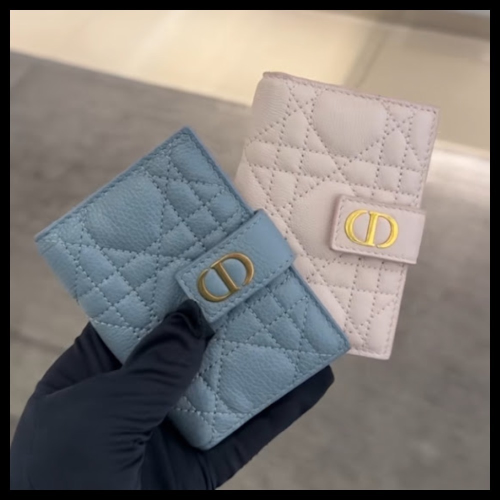 【パステルカラーがどのコーデにも効く♪】Dior カードホルダー