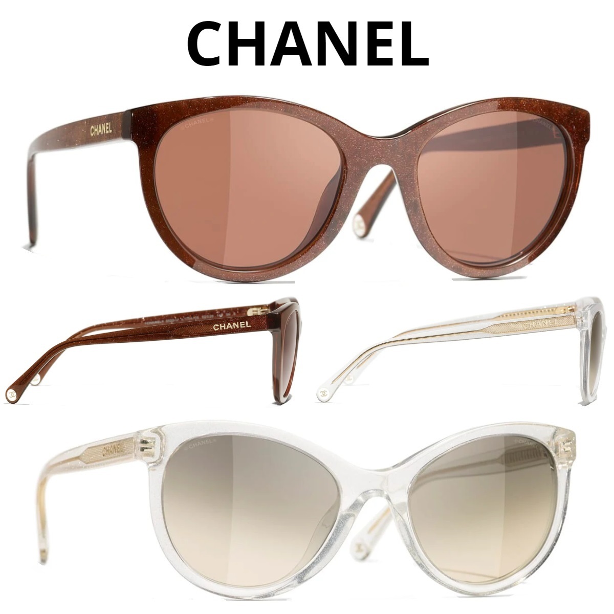 関税・送料込み＊CHANEL＊CH5523U  ラウンド サングラス