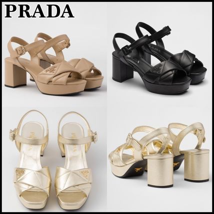 直営店 PRADA プラダ プラットフォームサンダル 1XP43B 1XP43B PRADA(プラダ) - 海外通販のBUYMA