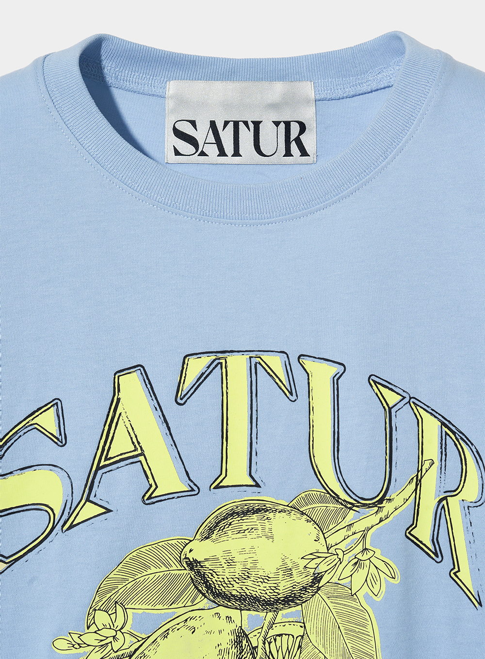 [SATUR]Citron Summer Graphic ティーシャツ★新作・24SS★ SATUR]Citron Summer Graphic ティーシャツ☆新作・24SS