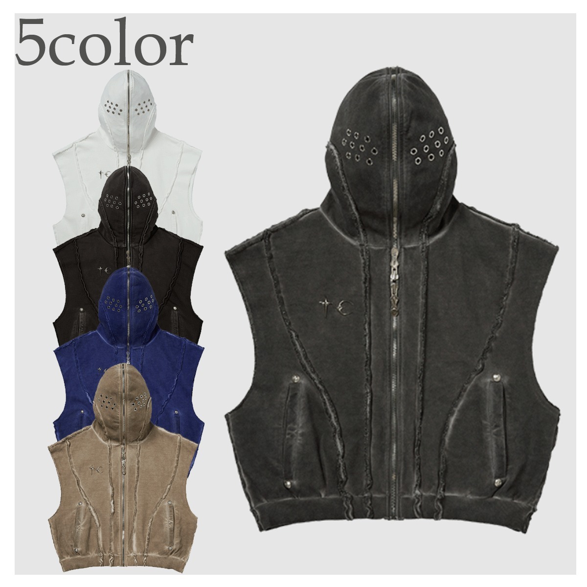 パーカー・フーディ THUG CLUB Gladiator Hooded Vest 4FK780