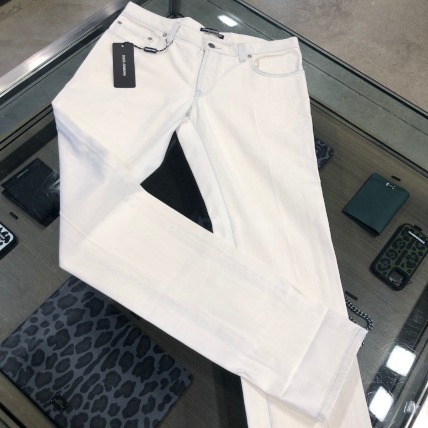 Dolce & Gabbana コットン デニム クロップド ジーンズ