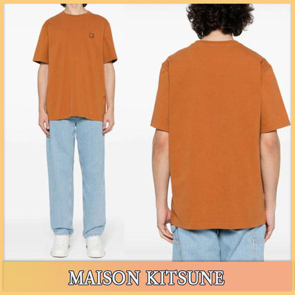 MAISON KITSUNE More T-Shirts Unisex Street Style Logo Designers T-Shirts