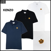 KENZO タイガー ロゴ ポロシャツ 黒 白 ネイビー 送料関税無料